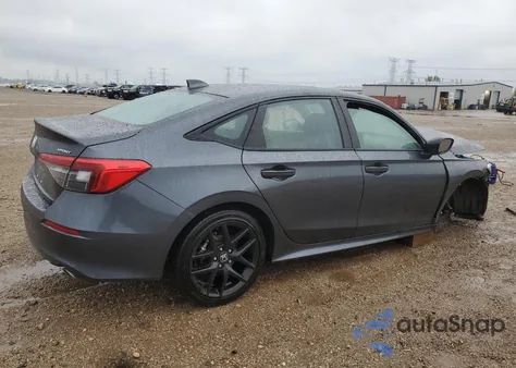 2023 Honda Civic Sport из США, поврежденный, VIN 2HGFE2F55PH553681